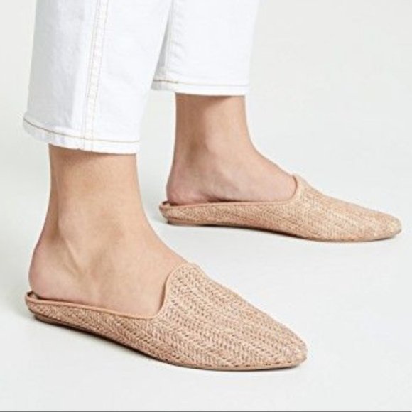 dolce vita raffia mules